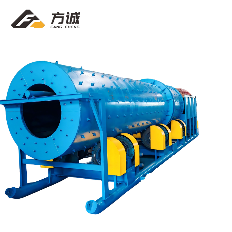 Heavy-Duty Gold Trommel Scrubber for High-Clay Alluvial Ore Washing