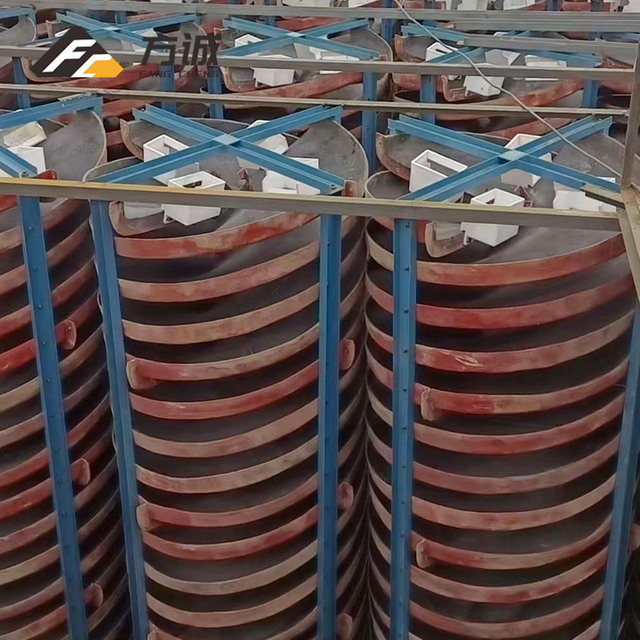Wear-Resistant FRP Spiral Chute for Gold Tungsten