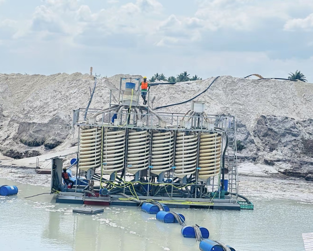  Bolivia 50tph Alluvial Tin Ore Processing Plant 