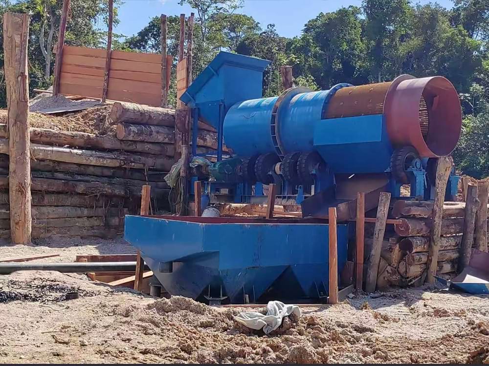  Zambia 50TPH Alluvial Gold Wash Plant 